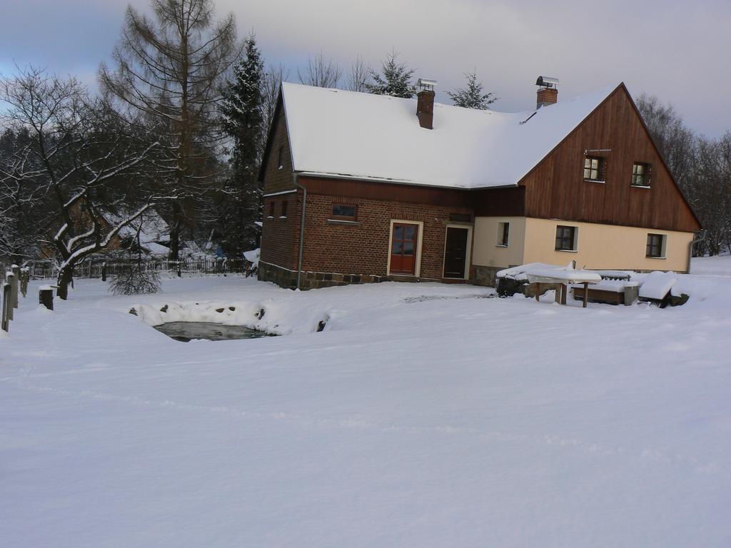 Chalupa Na Louce Salmov Mikulášovice Habitación foto